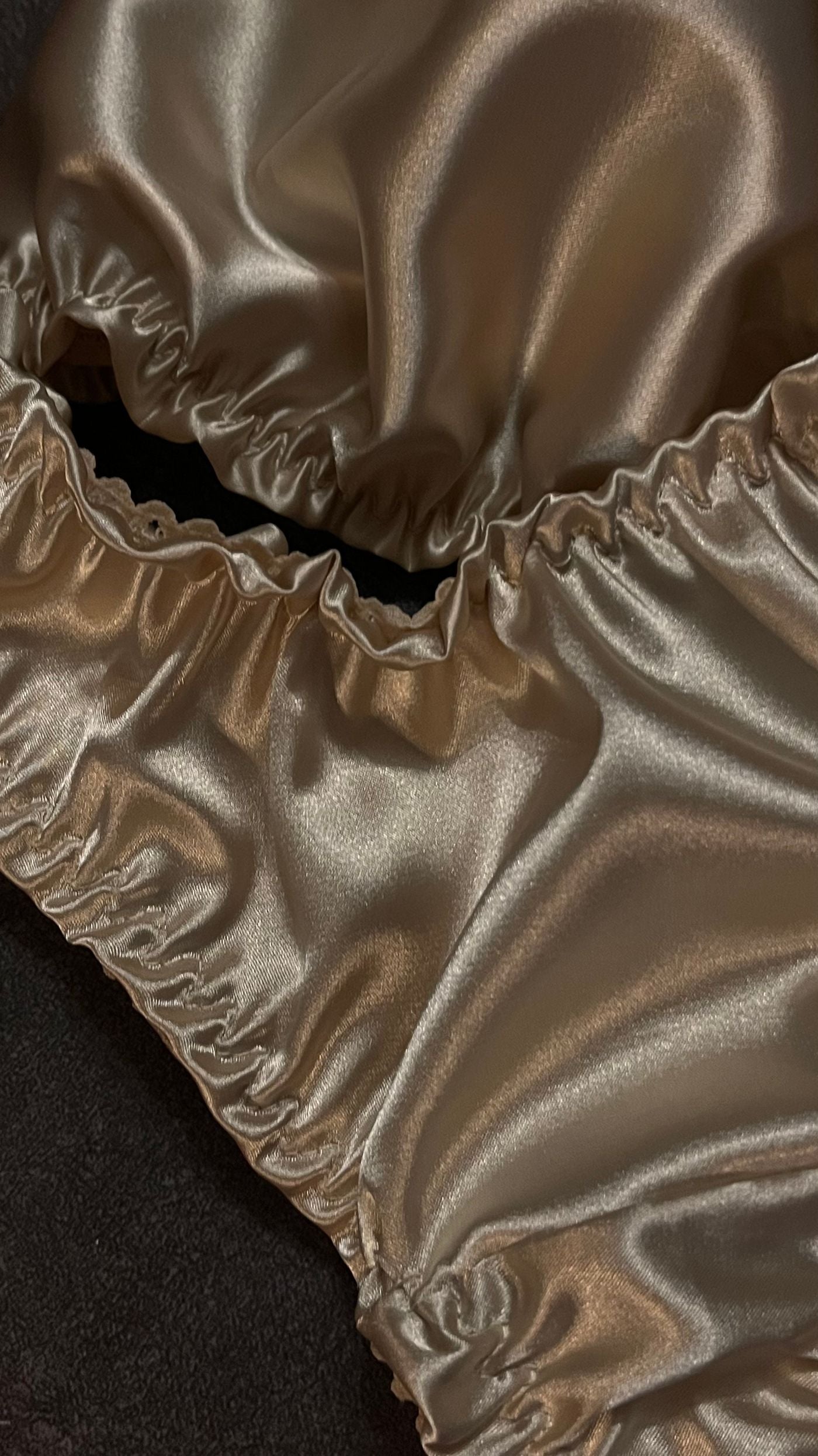Rouge Satin Teddy